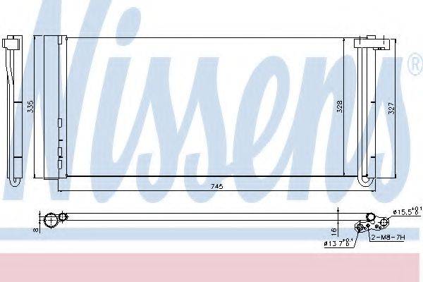 Конденсатор, кондиціонер NISSENS 940358