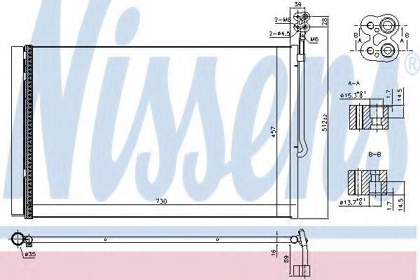 Конденсатор, кондиціонер NISSENS 940415