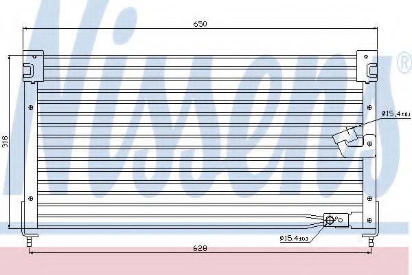 Конденсатор, кондиціонер NISSENS 94362