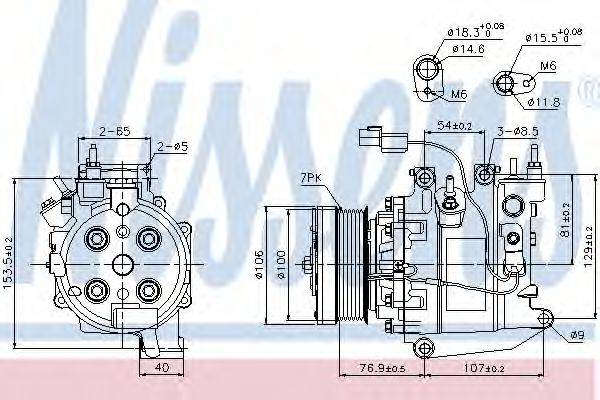 Компресор, кондиціонер NISSENS 89246