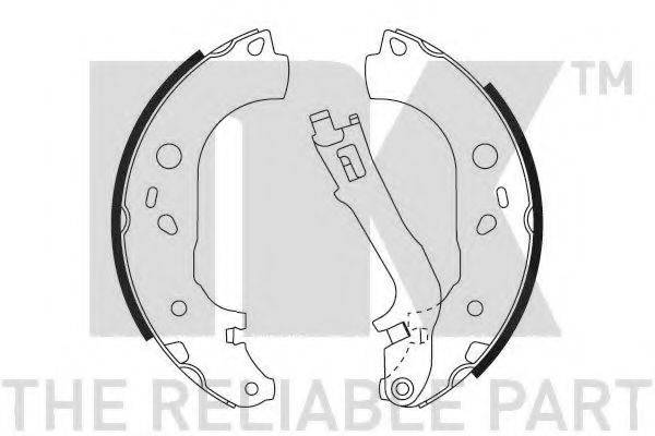 Комплект гальмівних колодок NK 2723725