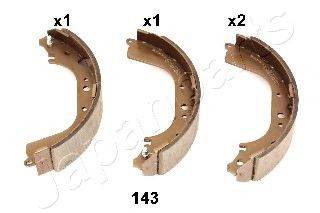 Комплект гальмівних колодок JAPANPARTS GF-143AF