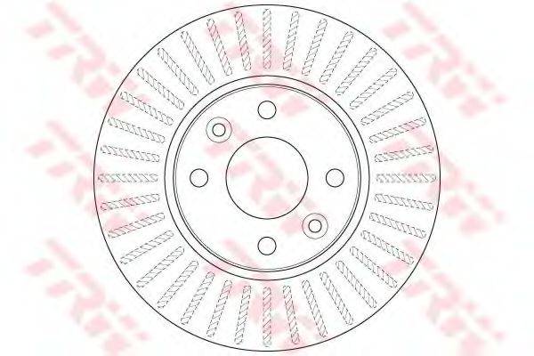 гальмівний диск TRW DF6186