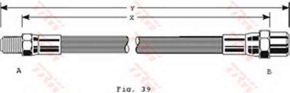 Гальмівний шланг TRW PHB125