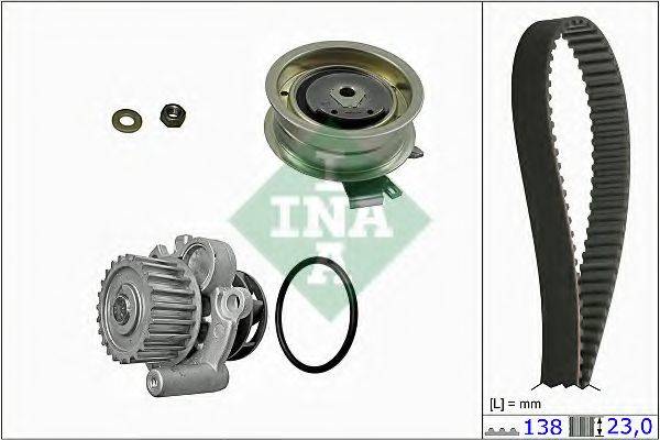 Водяний насос + комплект зубчастого ременя INA 530 0171 30