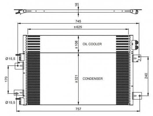 Конденсатор, кондиціонер NRF 350031