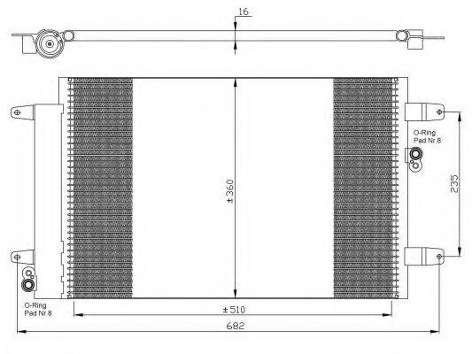 Конденсатор, кондиціонер NRF 35403