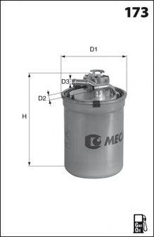 Паливний фільтр MECAFILTER ELG5386