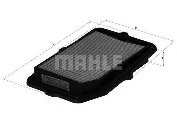 Повітряний фільтр MAHLE ORIGINAL LX 850