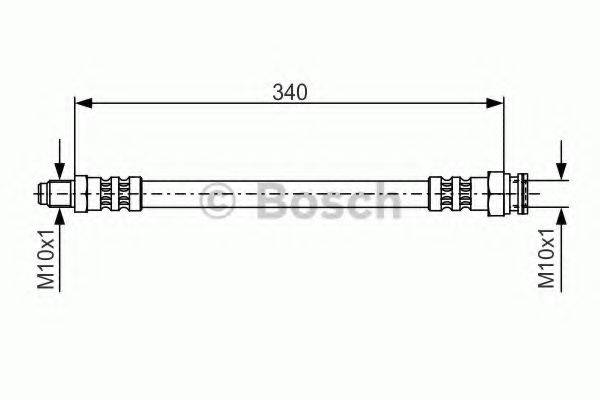 Гальмівний шланг BOSCH 1 987 476 393