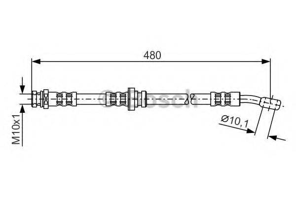 Гальмівний шланг BOSCH 1 987 481 065