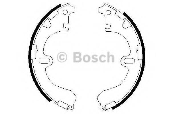 Комплект гальмівних колодок BOSCH 0 986 487 422