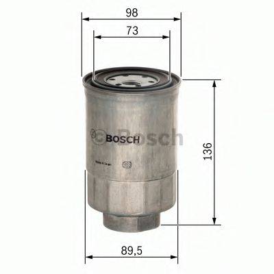 Паливний фільтр BOSCH 0 986 450 508