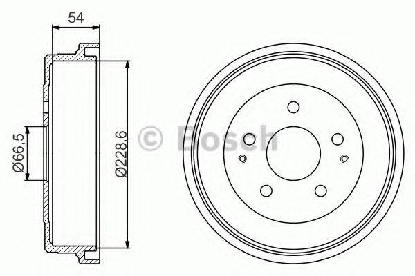 Гальмівний барабан BOSCH 0 986 477 230