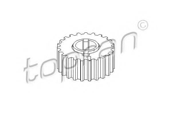 Шестерня, колінчастий вал TOPRAN 205 539