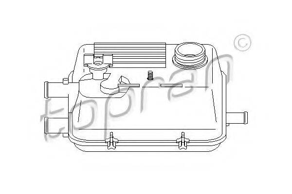 Компенсаційний бак, що охолоджує рідину TOPRAN 721 993