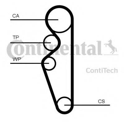 Ремінь ГРМ CONTITECH CT1164