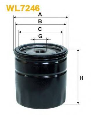 Масляний фільтр WIX FILTERS WL7246