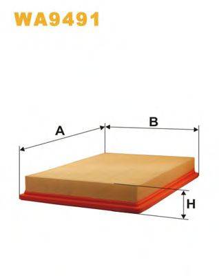 Повітряний фільтр WIX FILTERS WA9491