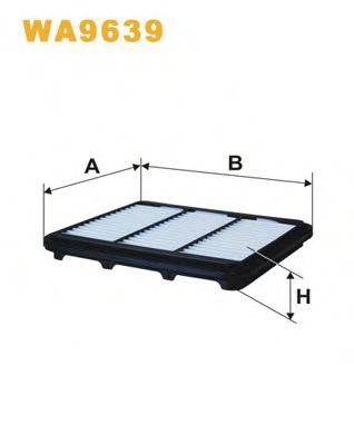 Повітряний фільтр WIX FILTERS WA9639