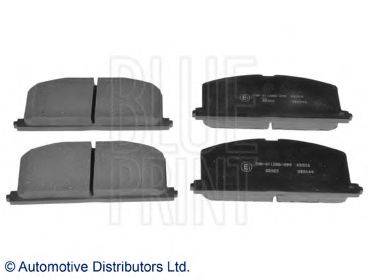 Комплект гальмівних колодок, дискове гальмо BLUE PRINT ADT34279