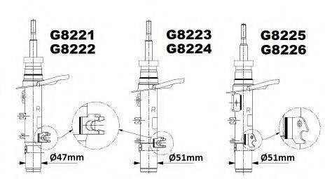 Амортизатор MONROE G8223