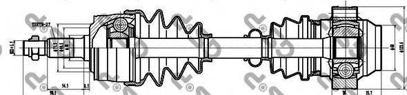 Приводний вал GSP 235011