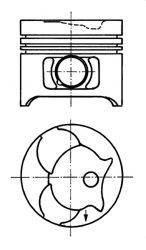 Поршень KOLBENSCHMIDT 91372610