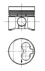 Поршень KOLBENSCHMIDT 91429600