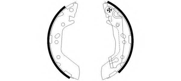 Комплект гальмівних колодок HELLA PAGID 8DB 355 002-541