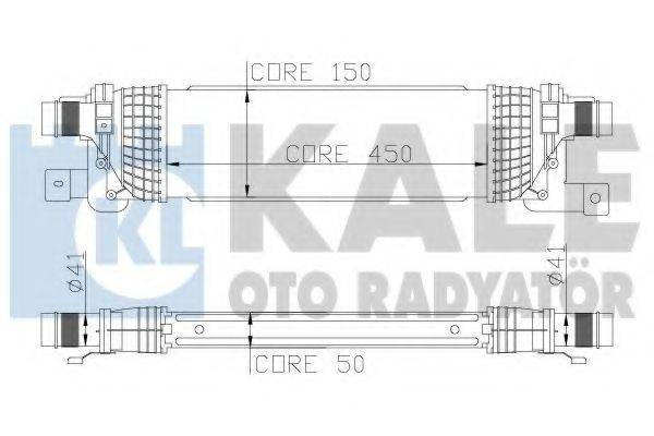 Інтеркулер KALE OTO RADYATOR 346800