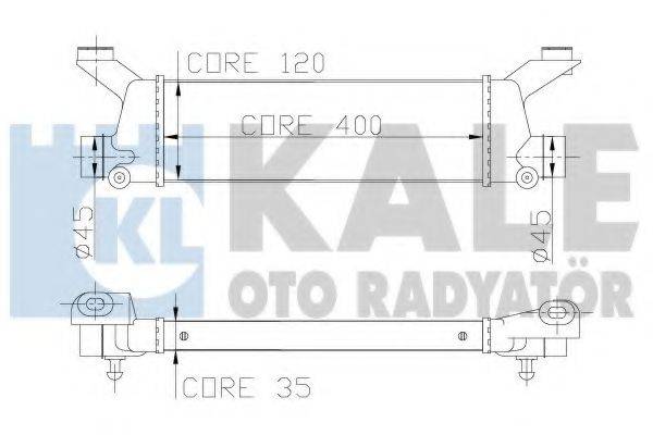 Інтеркулер KALE OTO RADYATOR 347900