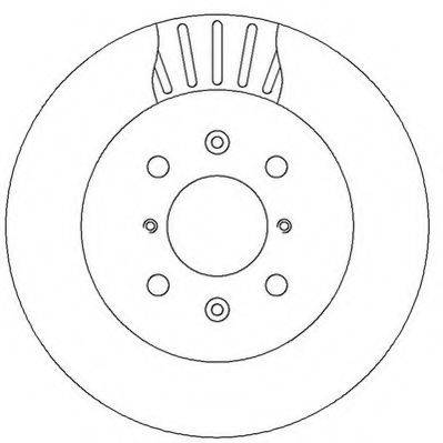 гальмівний диск JURID 562308JC