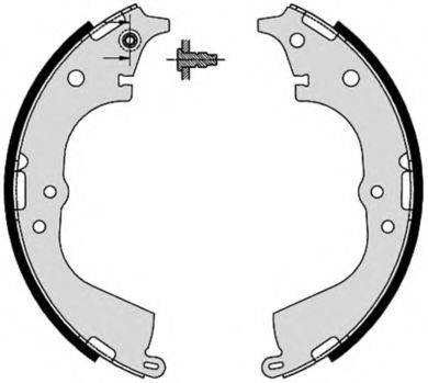 Комплект гальмівних колодок BREMBO S 83 537