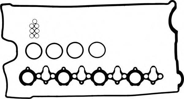 Комплект прокладок, кришка головки циліндра VICTOR REINZ 15-37682-01