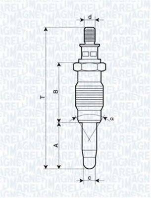 Свічка розжарювання MAGNETI MARELLI 062900005304