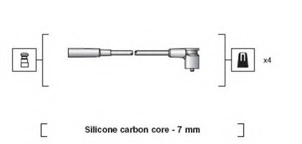 Комплект дротів запалення MAGNETI MARELLI 941318111246